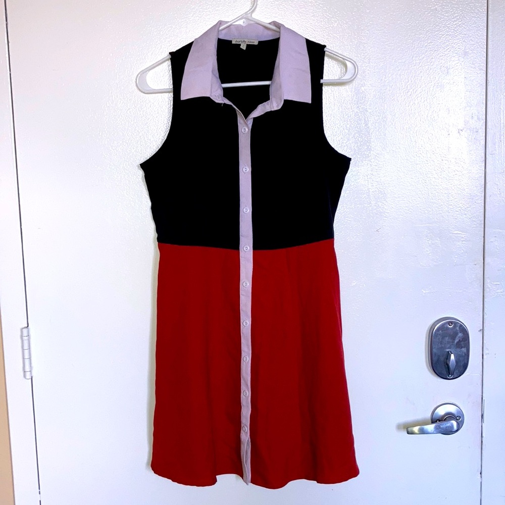 Charlotte Russe Sleeveless Colorblock Dress